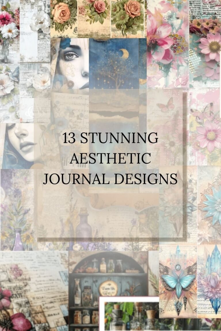13 Stunning Aesthetic Journal Designs