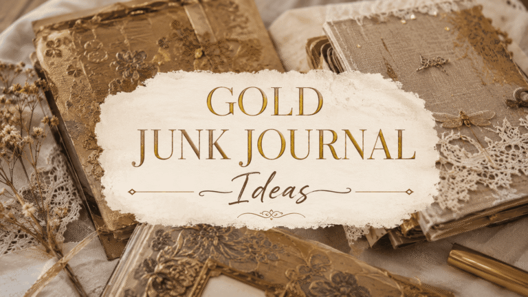 15 Luxurious Gold Junk Journal Ideas to Elevate Your Paper Crafts