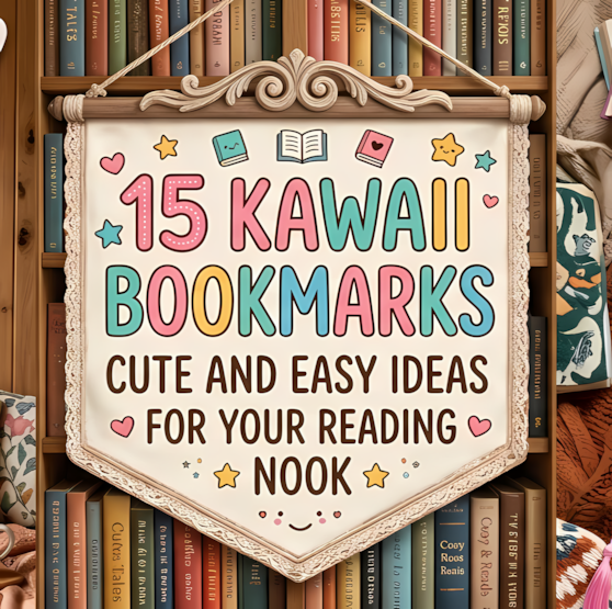 15 Kawaii Bookmarks: Cute and Easy Ideas for Your Reading Nook