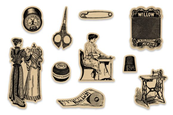 junk journal sticker packs