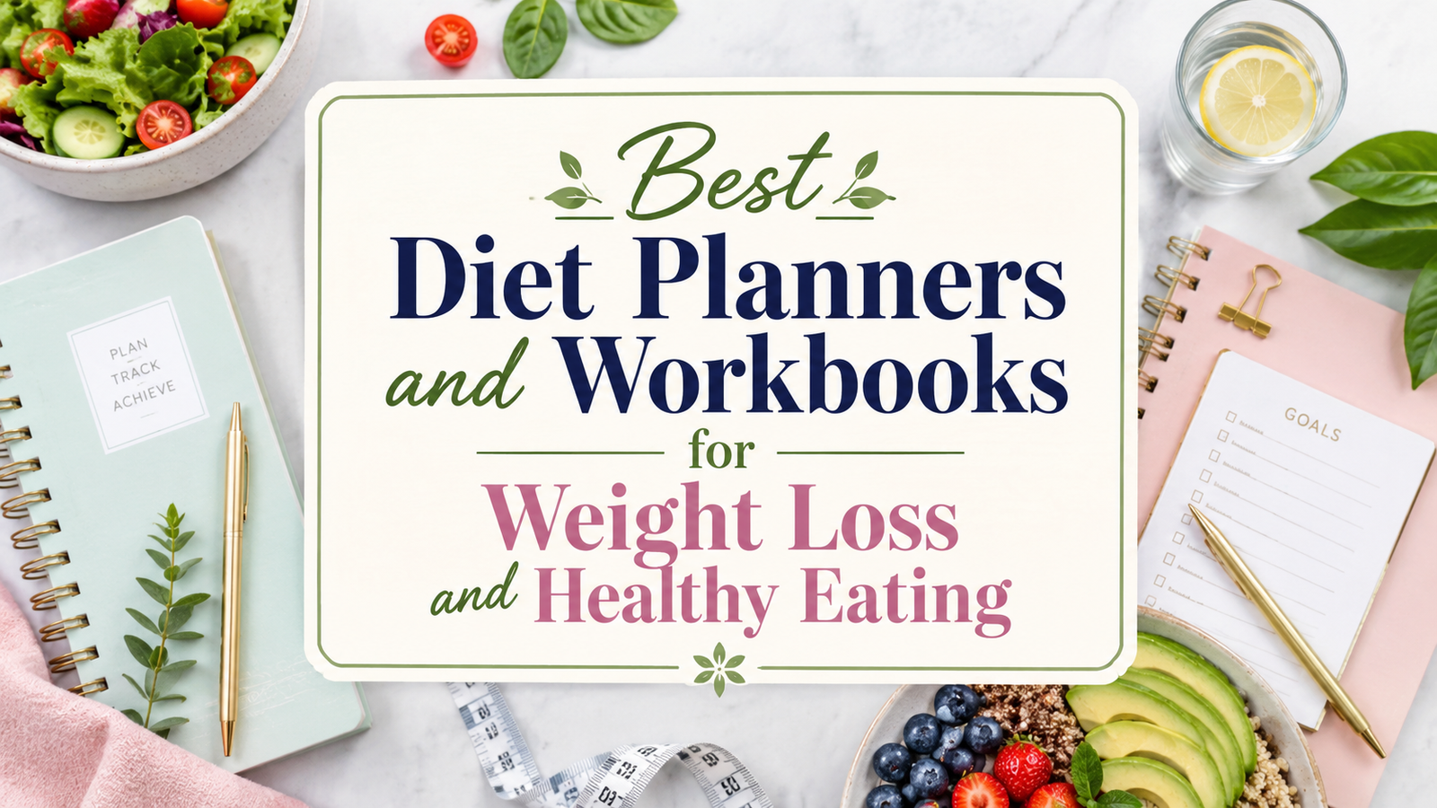 Best Diet Planners and Workbooks for Weight Loss and Healthy Eating