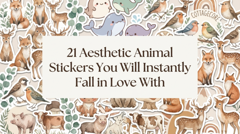 21 Aesthetic Animal Stickers You Will Instantly Fall in Love With