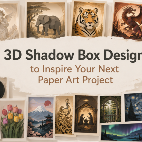 3D Shadow Box Designs to Inspire Your Next Paper Art Project